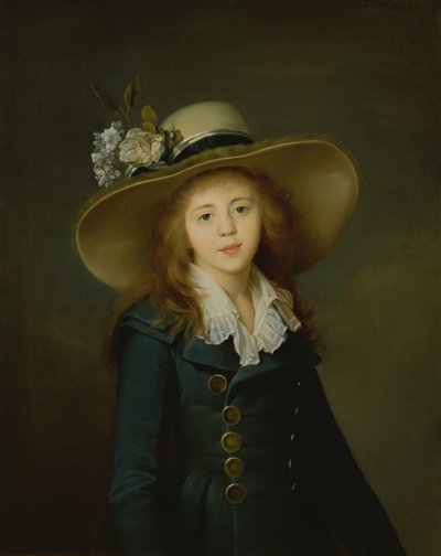 Porträt von Ekaterina Stroganov als Kind, 1780-89 von Jean Louis Voille